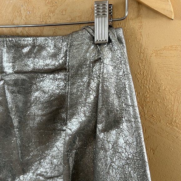 CHASING UNICORNS La Isla Bonita Leather Wrap Mini Skirt - Picture 4 of 10
